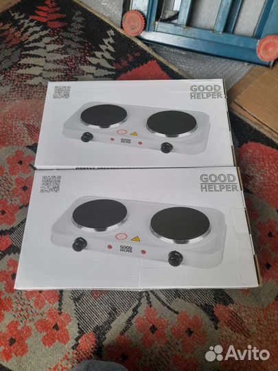 Плитка электрическая 2 конфорки дисковая