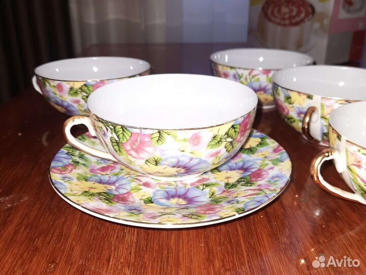 Фарфоровый чайный сервиз Yamasen gold collection