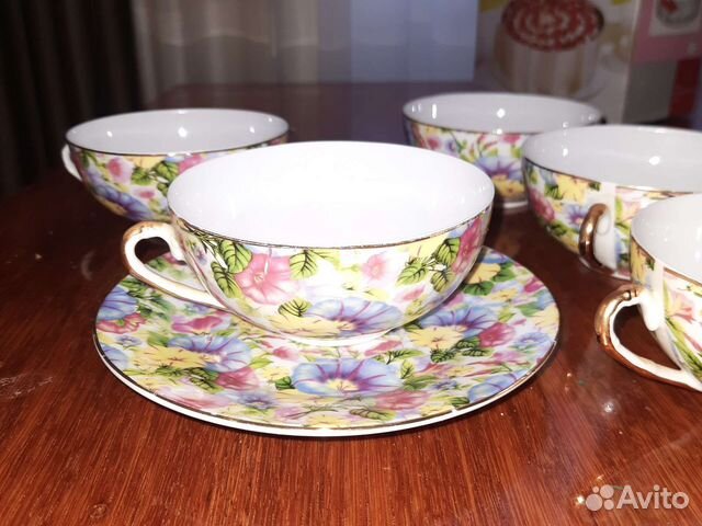 Фарфоровый чайный сервиз Yamasen gold collection