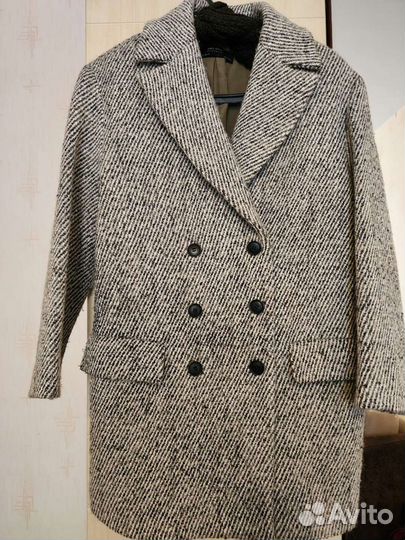 Пальто пиджак Zara с шерстью