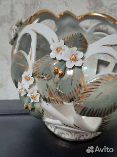 Ваза-конфетница фарфор