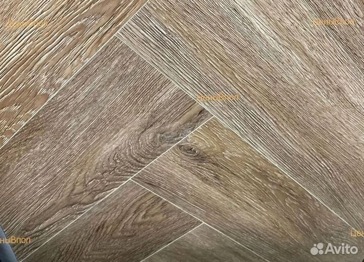 Кварцвиниловая плитка елочка