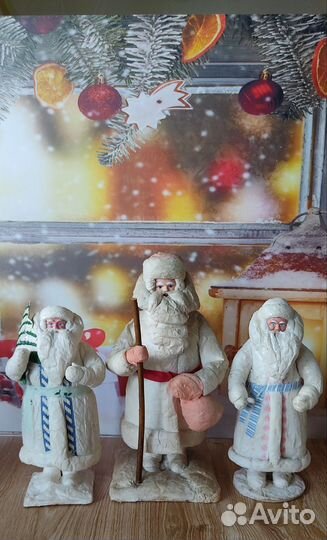 Ватный дед мороз СССР