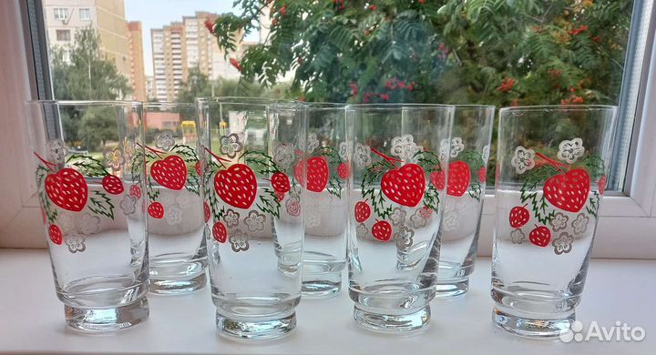 Стаканы стеклянные