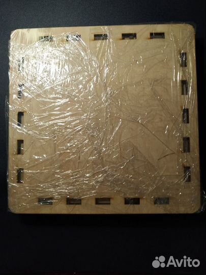 Шкатулка с откидной крышкой из фанеры (новая)