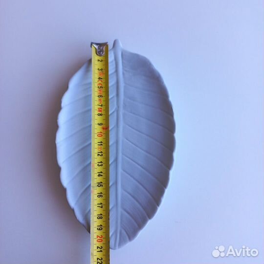 Декоративная тарелка подставка Лист