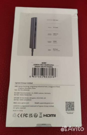 USB HUB Baseus / Ugreen 4K новые