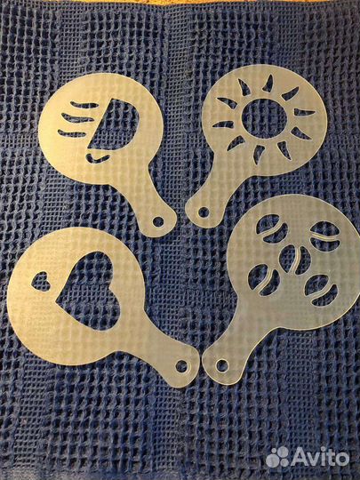 Набор трафаретов для кофе