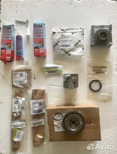 Комплект для замены цепи грм nissan qashqai (нисса