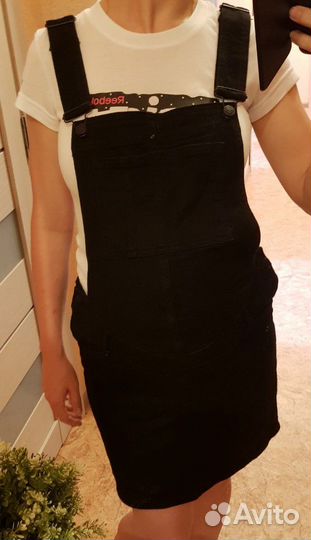 Джинсовый сарафан Mango для беременных