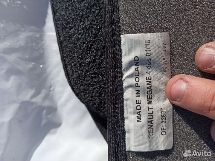Коврики ворсовые Renault Megane 4