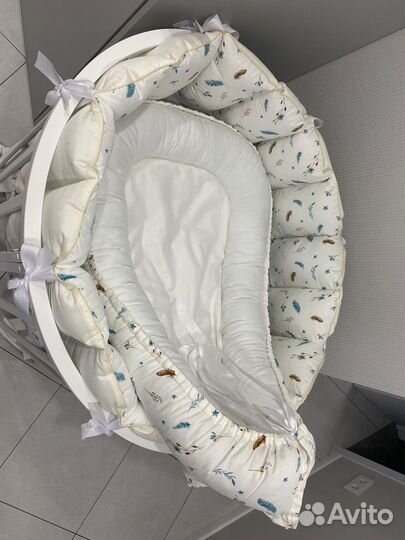 Детская кроватка трансформер с маятником