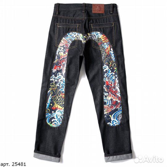 Джинсы Evisu ocean life