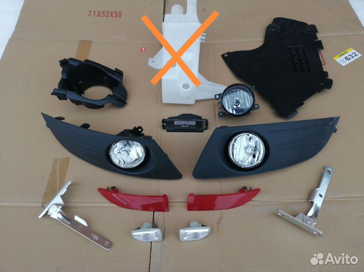 Фара бампер запчасти на Renault Logan