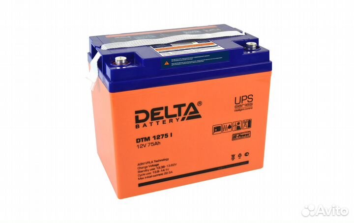 Аккумуляторная батарея Delta DTM 1275 I