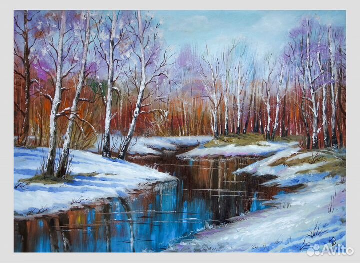 Картина маслом на холсте