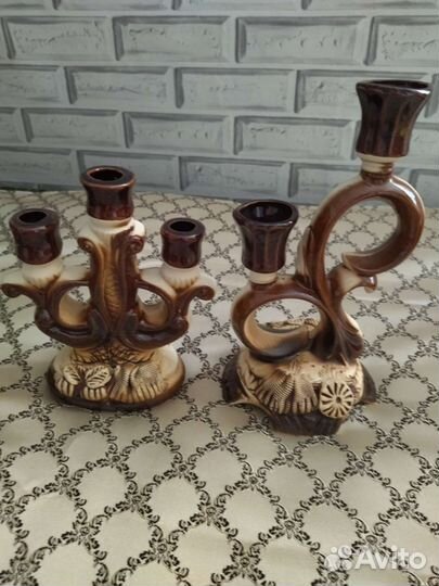 Подсвечник керамический новый