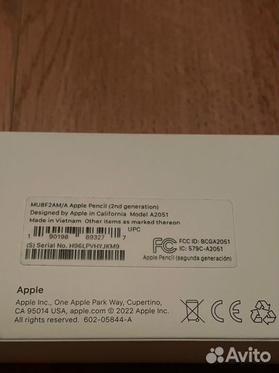 Стилус Apple Pencil (2nd generation)