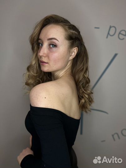 Прически локоны