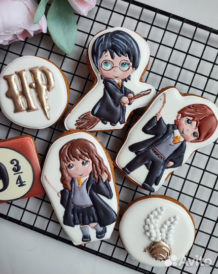 Имбирные пряники Топперы на торт