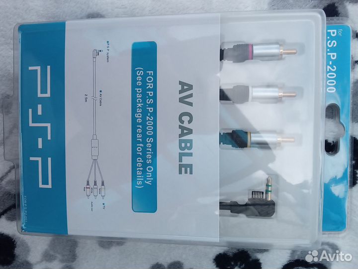 Кабель AV - 3 RCA для PSP