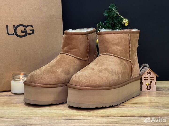 UGG Classic Ultra Mini Platform Chestnut