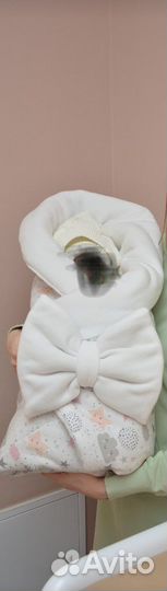 Одеяло на выписку для девочки зима