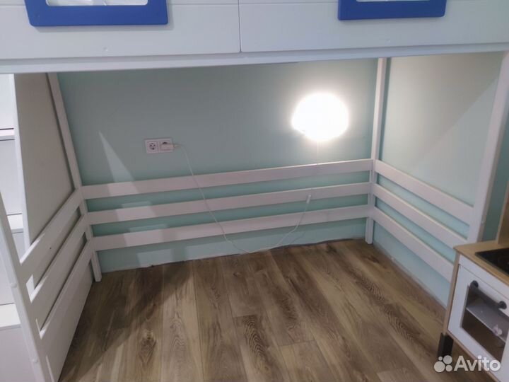 Детская кровать чердак домик