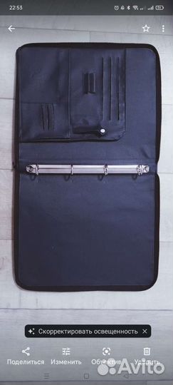 Папки для документов из экокожи ручной работы