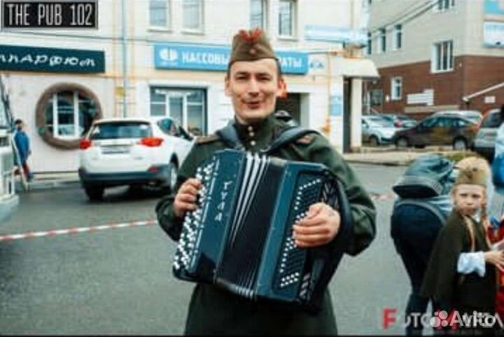 Поющий баянист