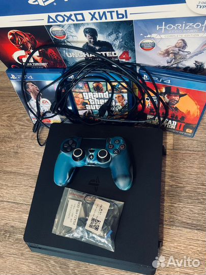 Sony PlayStation 4 ps plus 3 игры