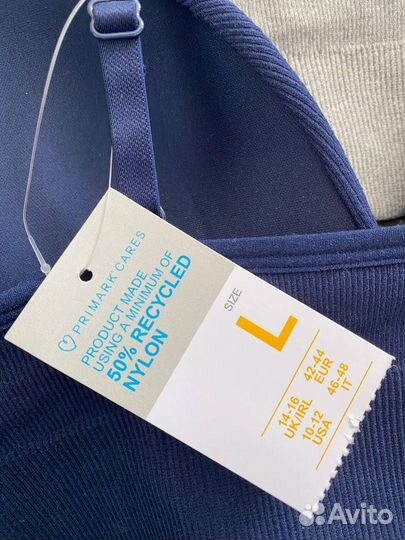 Новый Бюстгалтер пуш-ап от primark L