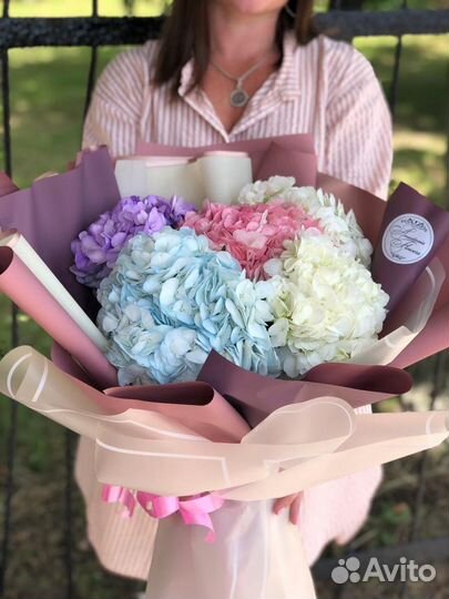 Гортензия.Букеты из гортензий. Доставка