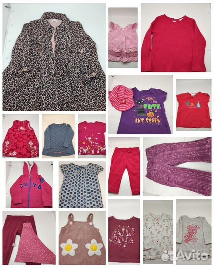 Фирменные вещи пакетом для девочки 80-86 см