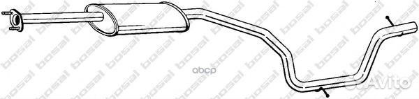 Резонатор ford mondeo 1.6-2.0S-MAX 2.0 06- 289449