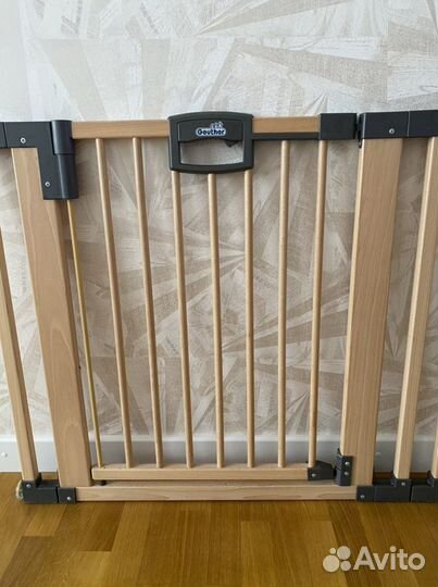Ворота защитные детские Geuther Easylock Natur