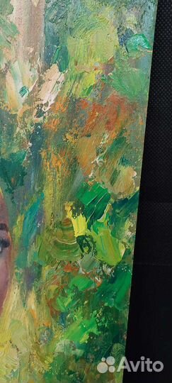 Картина маслом африканка