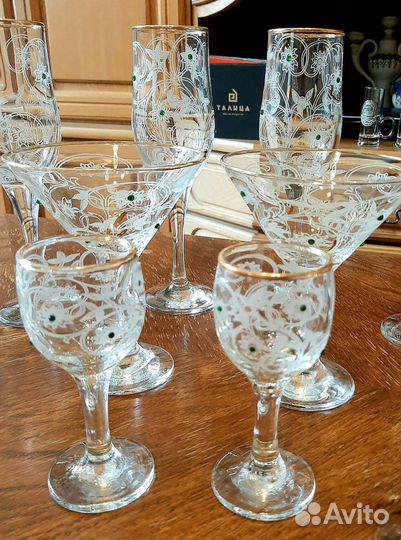 Фужеры, рюмки, креманки