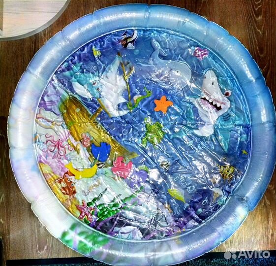 Развивающий водный коврик для малышей Новый