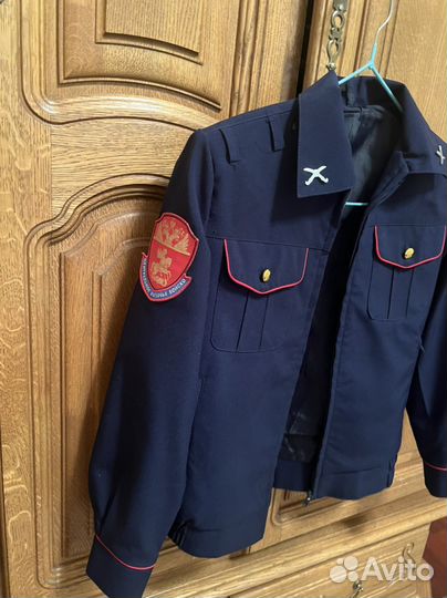 Китель кадетский синий