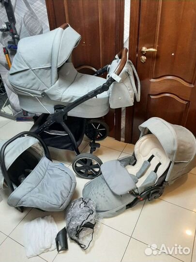 Коляска детская noordi polaris на шасси sport 3 в