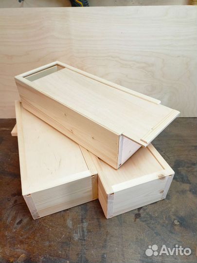 Подарочные ящики и боксы из дерева