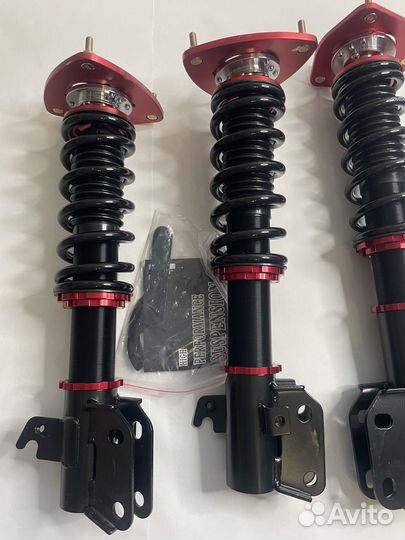 Амортизаторы subaru wrx sti 2.0 винтовая подвеска