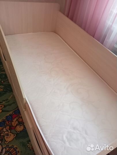 Детская кровать от 3 лет с матрасом