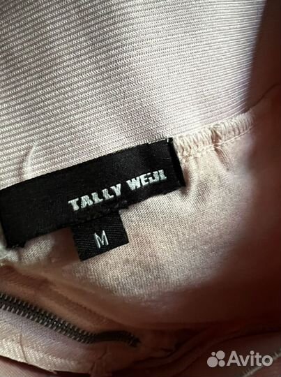 Розовая прозрачная юбка с подкладкой Tally Weijl