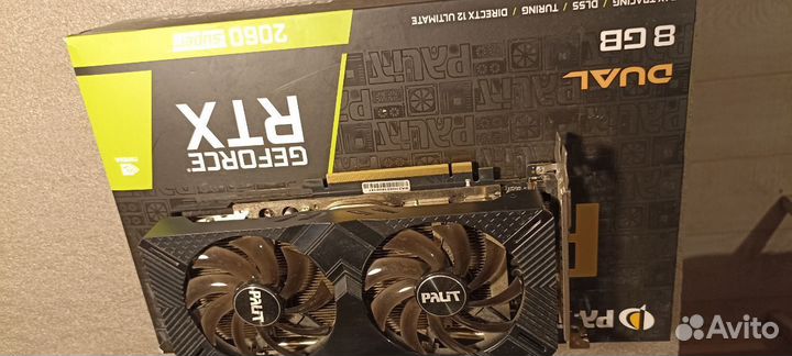 Видеокарта RTX 2060 super 8gb palit