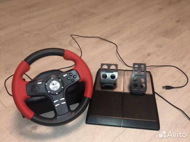 Игровой руль с педалями Logitech Formula Force EX