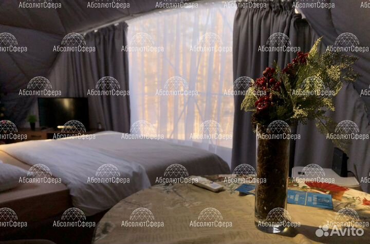 Геокупол для глэмпинга. Шатер. Сфера. Юрта