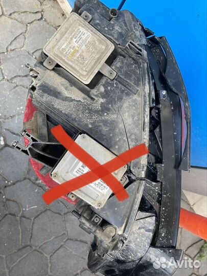 Фара битая ауди а4б8 с блоками