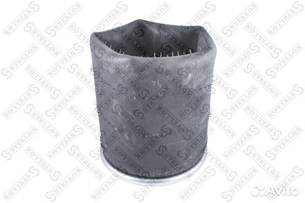 Пневмоподушка без стак. 2 отв.шп.M10. 1о